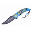 CCN-100312 - Blue Aztec Feather Assist (1pc)
