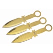 CCN-103701 - Golden Titanium Throwers (3pcs)