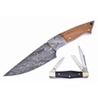CCN-104822 - Olive Wood Damascus Skinner(1pc)