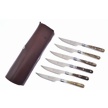 CCN-106748 - Hen + Rooster Prototype Stag Steak Knife Set(6p