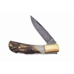 CCN-108570 - Damascus Stag Saddlehorn (1pc)