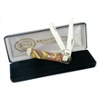 CCN-20951 - Case Mini Trapper Fire In The Box Engraved Bolsters (1