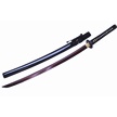 CCN-60234 - 1045/1060 Red Anodized Damascus Katana (1)