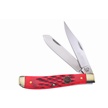 CCN-74181 - Closeout Out Of Box Hen + Rooster Red Pickbone Trapper (1pc)