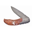 CCN-81631 - Closeout Hen + Rooster Inlay Damascus (1pc)
