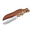CCN-85007 - Closeout Stag/Wood Combo Bowie (1pc