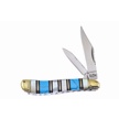 CSW-107B/MOP - 2 7/8 Blue Turquoise & Mother Of Pearl Little Peanut