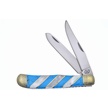 SHS108TUR/MP - 4.25 Mother Of Pearl/Turquoise Trapper