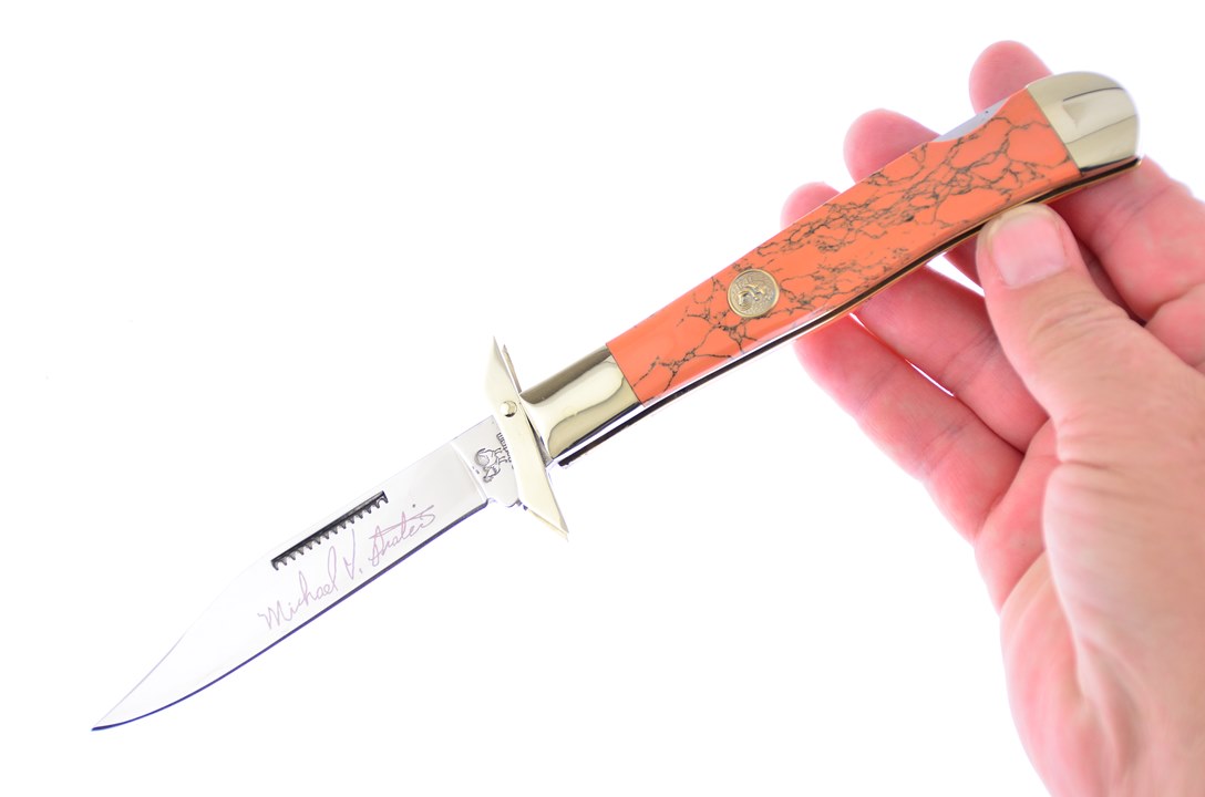 わ*ろ様 (5169)米軍放出コロニアル レスキューカッターM-724 レア　美 Boker Great American Story Monroe Doctrine Texas Moose 1785